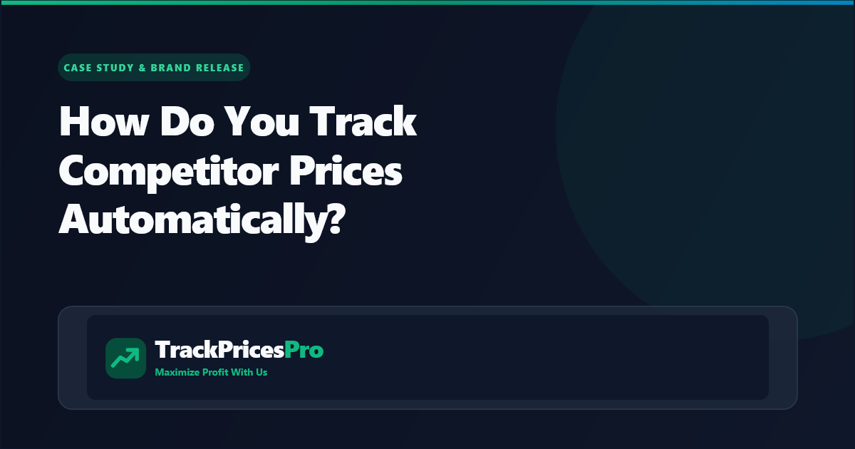 How Do You Track Competitor Prices Automatically?